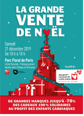 LA GRANDE VENTE DE NOËL SOLIDAIRE AU PARC FLORAL DE PARIS