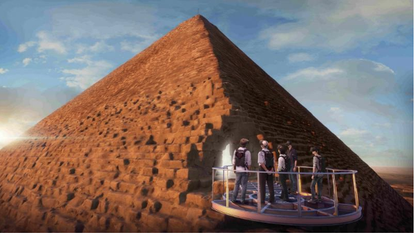 Visite en réalité virtuelle de la pyramide de Khéops