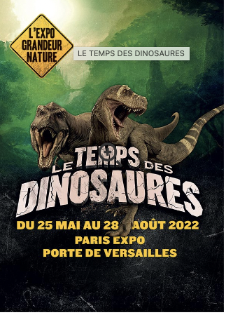 LES DINOSAURES ENVAHISSENT PARIS EXPO !