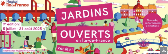 Jardins ouverts en île de France cet été